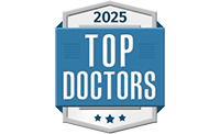 Linked text logo reading 2025 Top Doctors